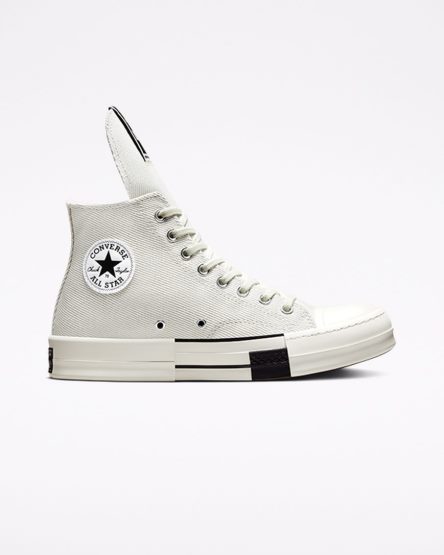 Tenis Converse x DRKSHDW DRKSTAR Chuck 70 Cano Alto Feminino Branco Pretas | PT Q01T458